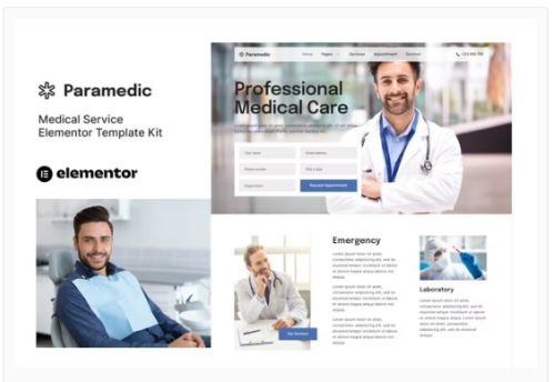 Paramedic - Medical Elementor Template Kit