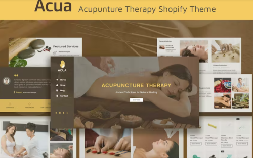 Acua Shopify Medical Store Health Shop Theme