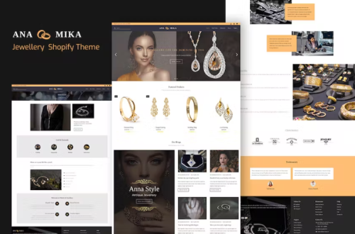 Anamika Jewelry Fashion Shopify eCom Template