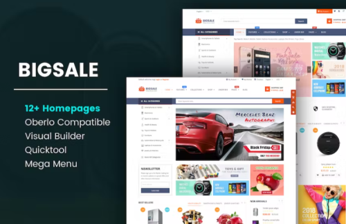 BigSale Unlimited Bootstrap 4 Shopify Theme 1