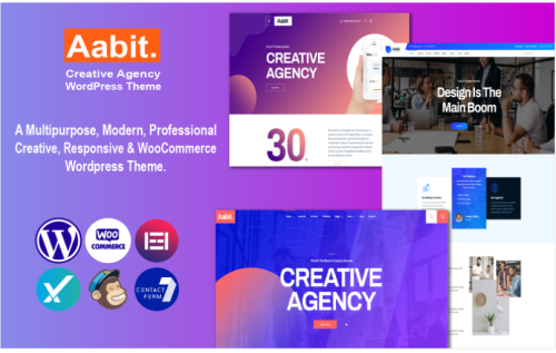 Aabit - Startup & Multipurpose WordPress Theme