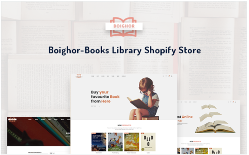 Boighor - Books Library Shopify Theme