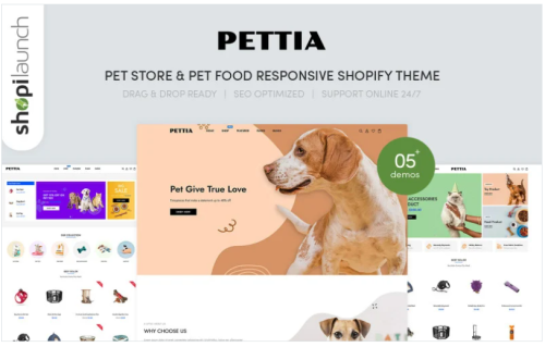 Pettia - Pet Store & Pet Food Responsive Shopify Theme