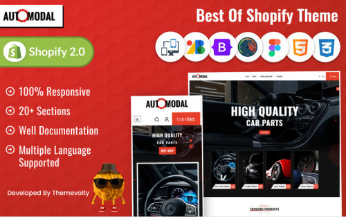 Automodal - Car Autoparts Super Store Shopify Theme