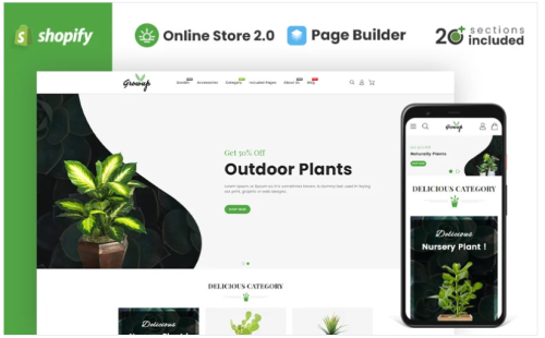 Growup - Organic Garden Store Shopify Theme