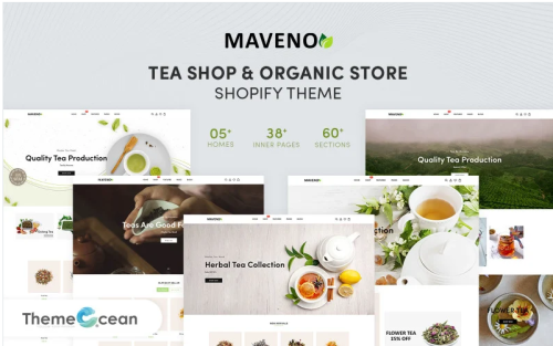 Maveno - Tea Shop & Organic Store Responsive Shopify Theme