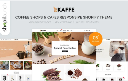 Kaffe - Coffee Shops & Cafes Shopify Theme