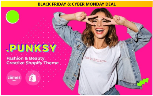 PUNSKY - Fashion & Beauty Creative Shopify Theme
