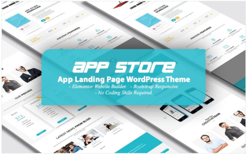 AppStore - App Landing Page WordPress Theme