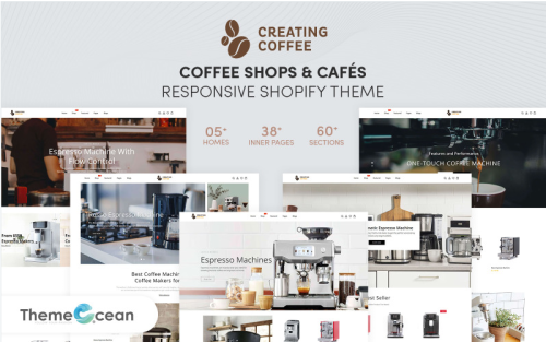CreatingCoffee - Coffee Shops and Cafés Responsive Shopify Theme
