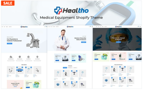 Healtho - Medical Equipment Shopify Theme