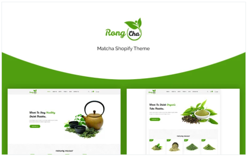 Rongcha - Matcha Shopify Theme