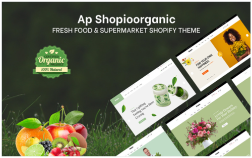 TM Shopioorganic - Fresh Food & Supermarket Shopify Theme
