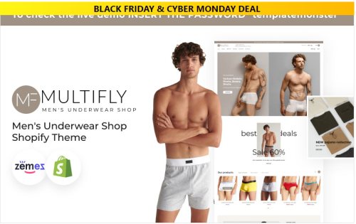 Multifly Men's Underwear Shop Shopify Theme