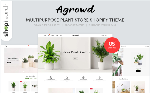 Agrowd - MultiPurpose Plant Store Shopify Theme
