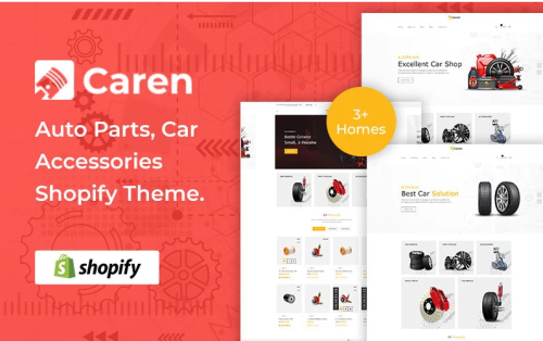 Caren - Auto Parts, Car Accessories Shopify Theme