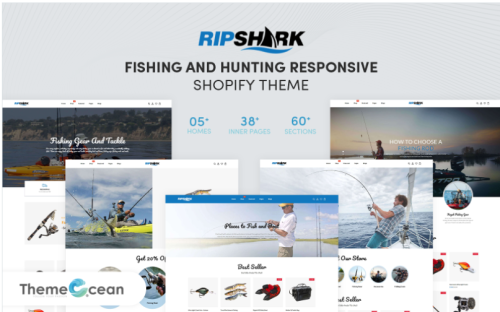 Ripshark - Fishing And Hunting Responsive Shopify Theme