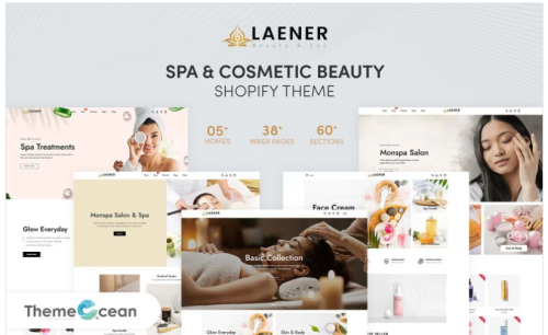 Laener - Spa & Cosmetic Beauty Responsive Shopify Theme