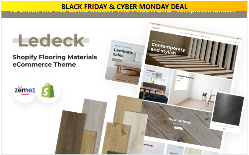 Ledeck - Shopify Flooring Materials eCommerce Theme