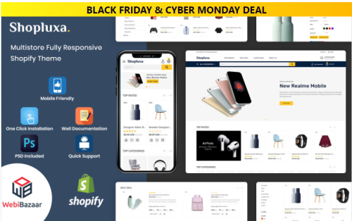 Shopluxa - Multipurpose Premium Shopify Website Template