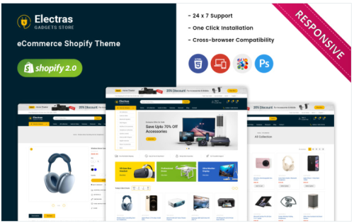 Electras - Electronics & Gadgets Ecommerce Shopify Theme