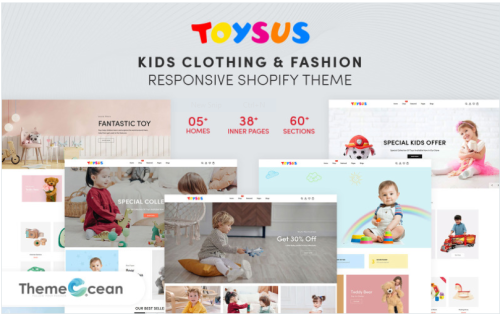 Toysus - Kids Toys & Clothes Responsive Shopify Theme