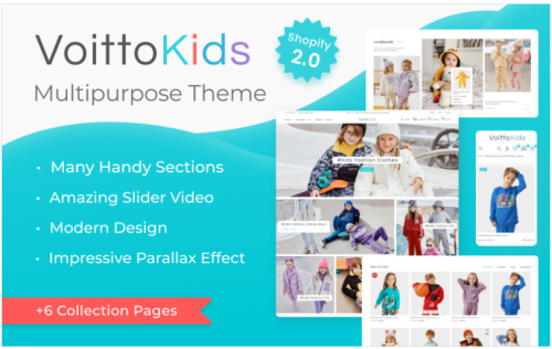 Voitto.Kids - Colorful Responsive Multipurpose Shopify Theme