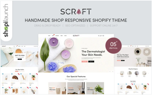 Scraft - Handmade Shop Responsive Shopify Theme