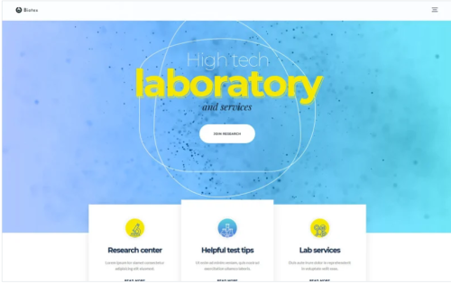 Biotex - Medical Laboratory WordPress Theme