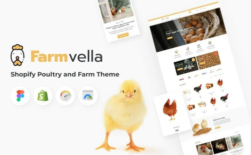 FarmVella- Shopify Poultry and Farm Theme with Organic Food