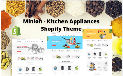 Minion - Kitchen Appliances Shopify Theme