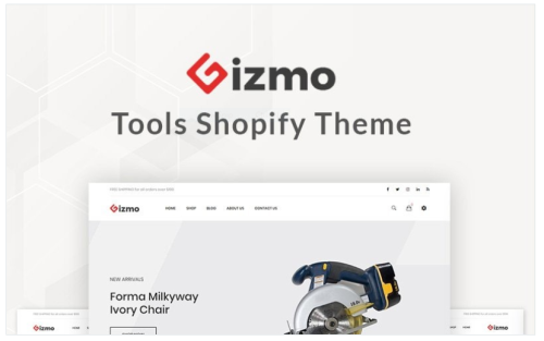 Gizmo - Tools Shopify Theme