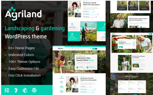 Agriland - Agriculture and Garden WordPress Theme
