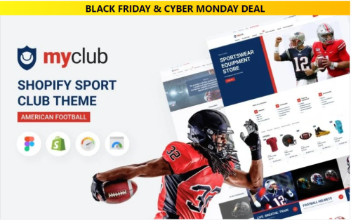 Myclub - Shopify Sport Club Theme, American Football