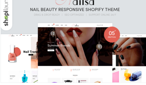 Nailsa - Nail Beauty Responsive Shopify Theme
