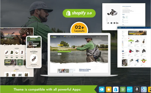 Hunting - An Fishing & Weapons Equipment Store Template - Multipurpose Shopify 2.0 Theme