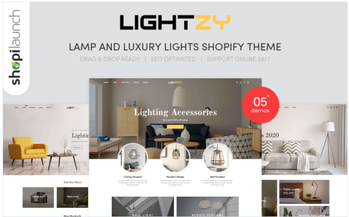 Lightzy - Lamp and Luxury Lights Responsive Shopify Theme