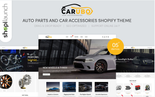 Carubo - Auto Parts And Car Accessories Shopify Theme