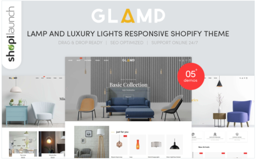 Glamp - Lamp & Luxury Lights Responsive Shopify Theme