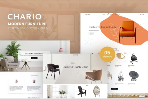 Chario Modern Furniture Responsive Shopify Theme