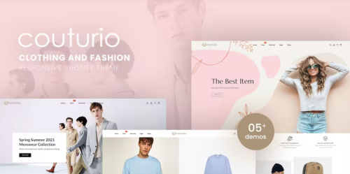 Couturio Clothing Fashion Shopify Theme