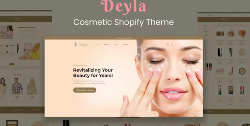 Deyla Skincare Cosmetics Shopify Theme