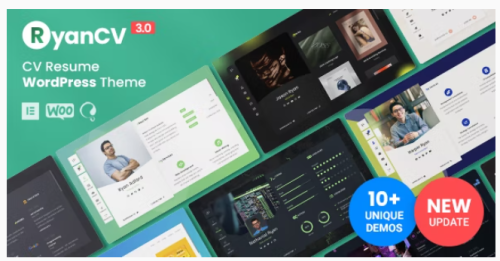 RyanCV Resume WordPress Theme