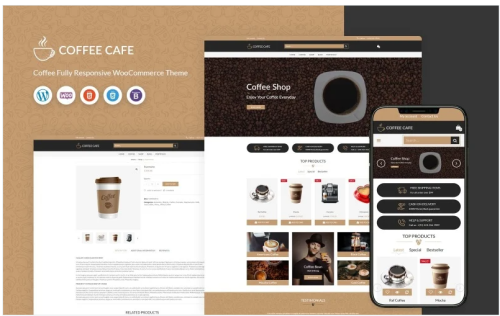 Coffee Cafe - WooCommerce Template