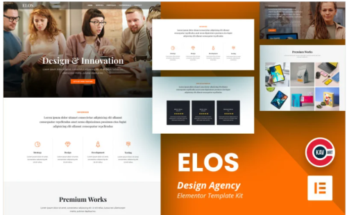 Elos - Design Agency Elementor Kit