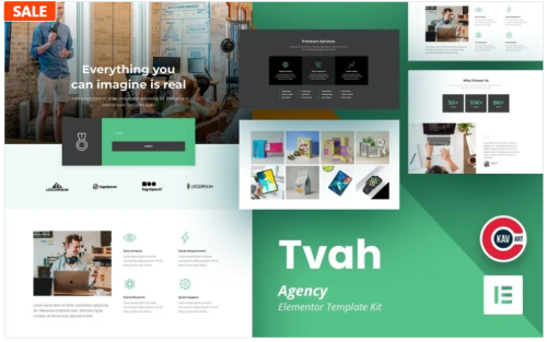 Tvah - Agency Elementor Kit Template