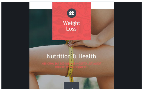 Weight Loss Responsive Newsletter Template