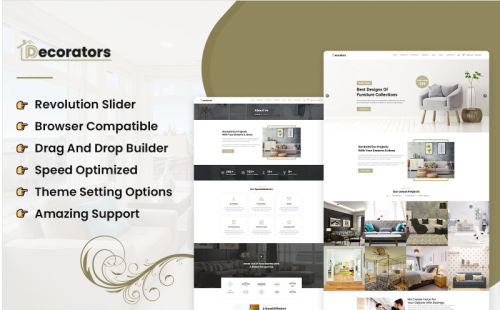 Decorators - Home Decor & Furniture WooCommerce WordPress Theme
