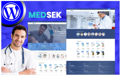 Medsek Medical Equipment Res-seller WooCommerce Theme
