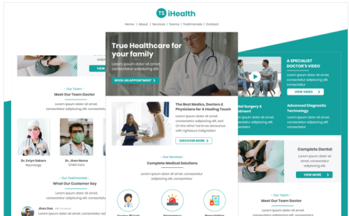 iHealth– Multipurpose Healthcare Email Template Responsive Newsletter Template